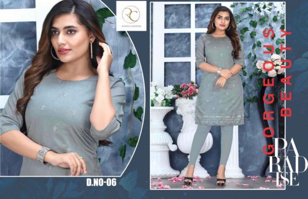 Ramdev Flora Vol 2 Chanderi Sequance  Designer Kurti Collection